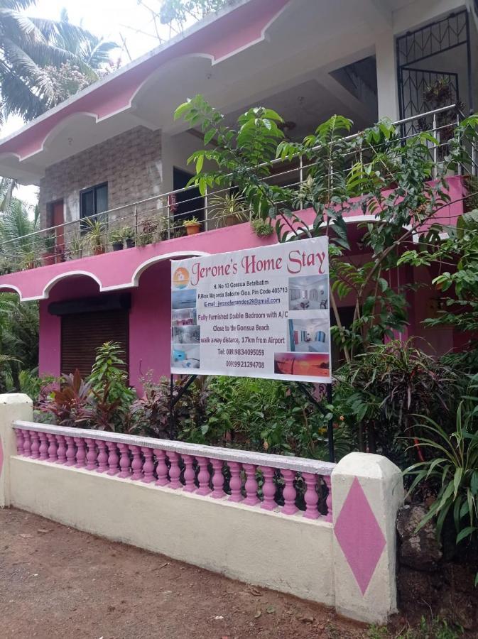 Jerone'S Home Stay Majorda Exterior photo